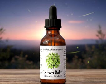 Lemon Balm Herbal Tincture (M. officinialis)