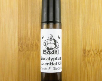 Organic Eucalyptus Essential Oil Roller - Coconut Oil (10mL)