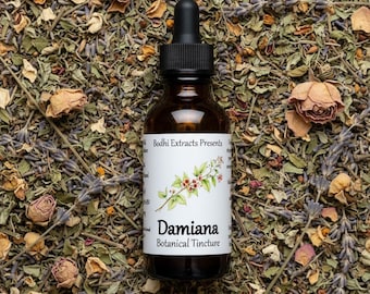 Damiana Herbal Tincture - Wild Harvested & Highly Aromatic!