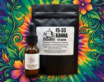 FS-33 Kanna Combo Pack - Kanna Extract (S. Tortuosum) - Standardized Profile!