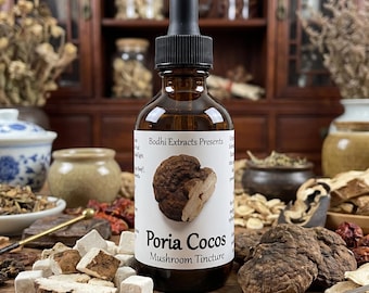 Poria Cocos (Fu Ling) Mushroom Tincture - Dual Extracted Fruiting Bodies