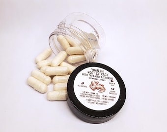 Yuan Zhi Root 4:1 Full-Spectrum Extract Capsules with L-Theanine & Taurine