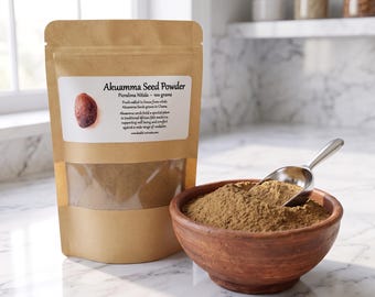 Akuamma Seed Powder (P. nitida) - Whole Fresh Milled Akuamma Seeds from Ghana