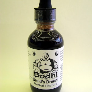 Druid's Dream Herbal Tincture Blend: Kanna, Blue Lotus, California Poppy, & Damiana - Cold Steeped and Fragrant!