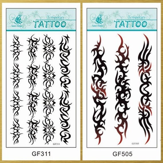 トライバルアームバンドトーテムウエストアームネックボディ