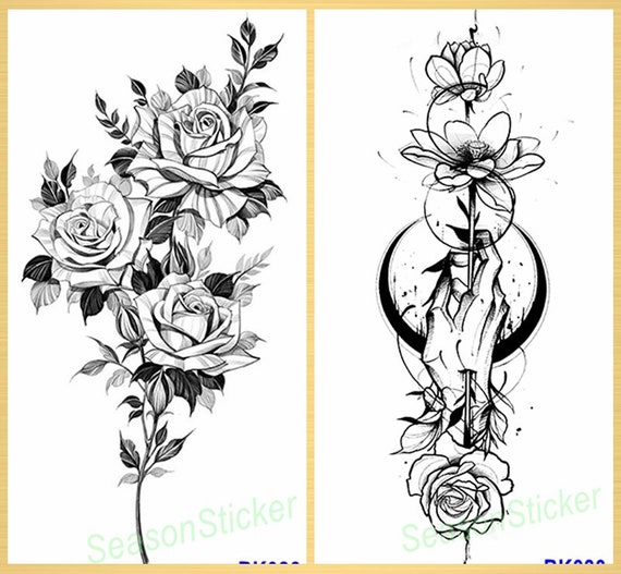 Abstract Flowers Tattoo by Petra Hlavackova  Abstract flower tattoos  Tattoos Flower tattoos