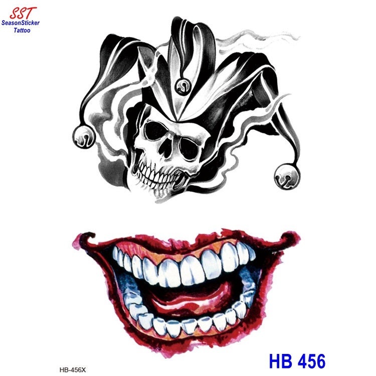 Joker Hand Tattoo - Etsy Joker Hand Tattoo - Etsy