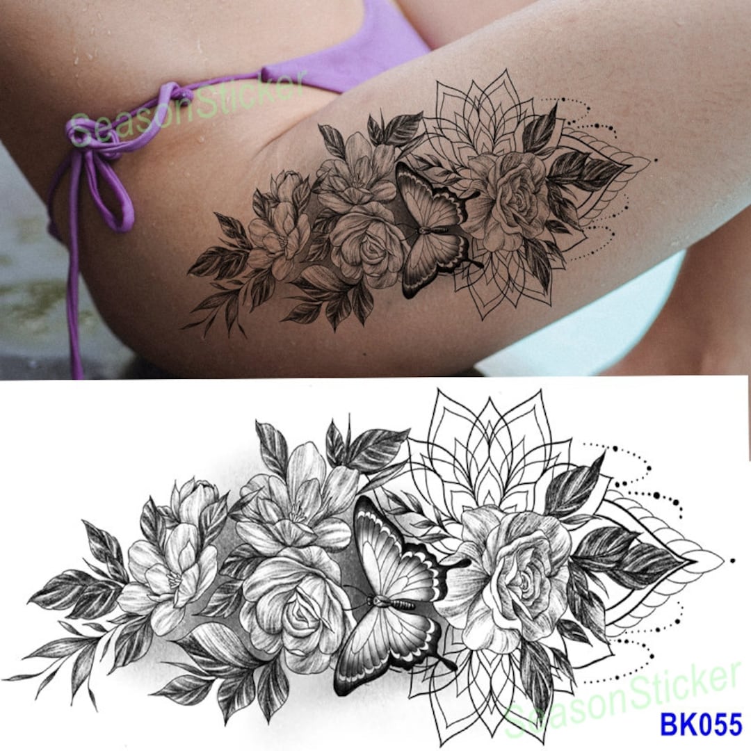 Lotus Butterflies: Elegant Tattoo Art