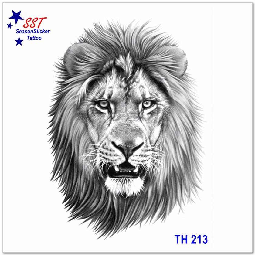 The Canvas Arts The Canvas Arts Arm Hand Lion Face Body Temporary Tattoo   Price in India Buy The Canvas Arts The Canvas Arts Arm Hand Lion Face Body Temporary  Tattoo Online