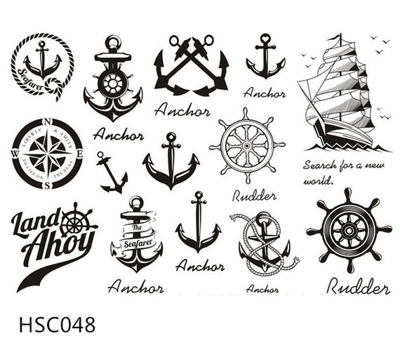 Buy Custom Name Tattoo. Sailboat Tattoo, Helm Tattoo, Rudder Tattoo,  Personalized Old School Tattoo. Digital File for Own Printing Online in  India - Etsy