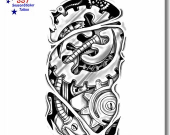 Robot Arm Tattoo - Etsy Robot Arm Tattoo - Etsy