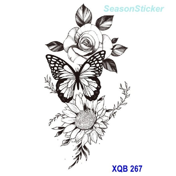 sunflower tattoo ideas 14  KickAss Things