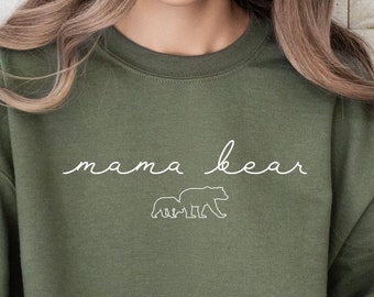 Mama Bear Sweatshirt for First Time Mom Gift, Mama Bear Mothers Day Shirt, In My Mama Bear Era, Mama Bear Shirt First Mothers Day Gift