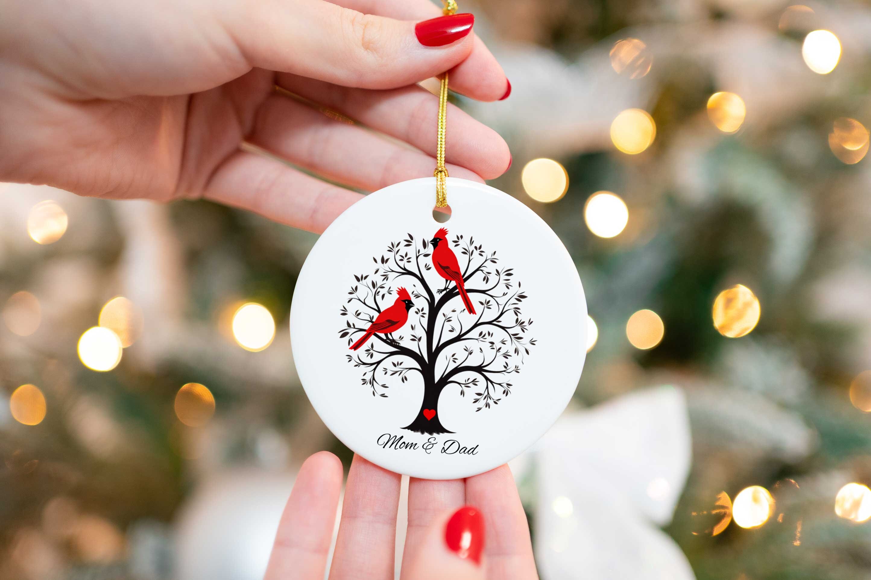 Cardinal Memorial Cardinal Memorial Ornament, Cardinal Christmas Ornament, Red Cardinal ...
