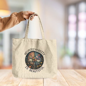 Neurodiversity-draagtas - Vier het autismebewustzijn met Moms Club Swag