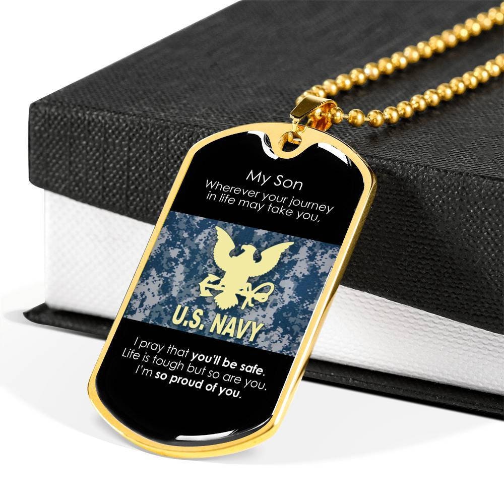 United States Navy Deployment Gift For Son Engraved Military Etsy