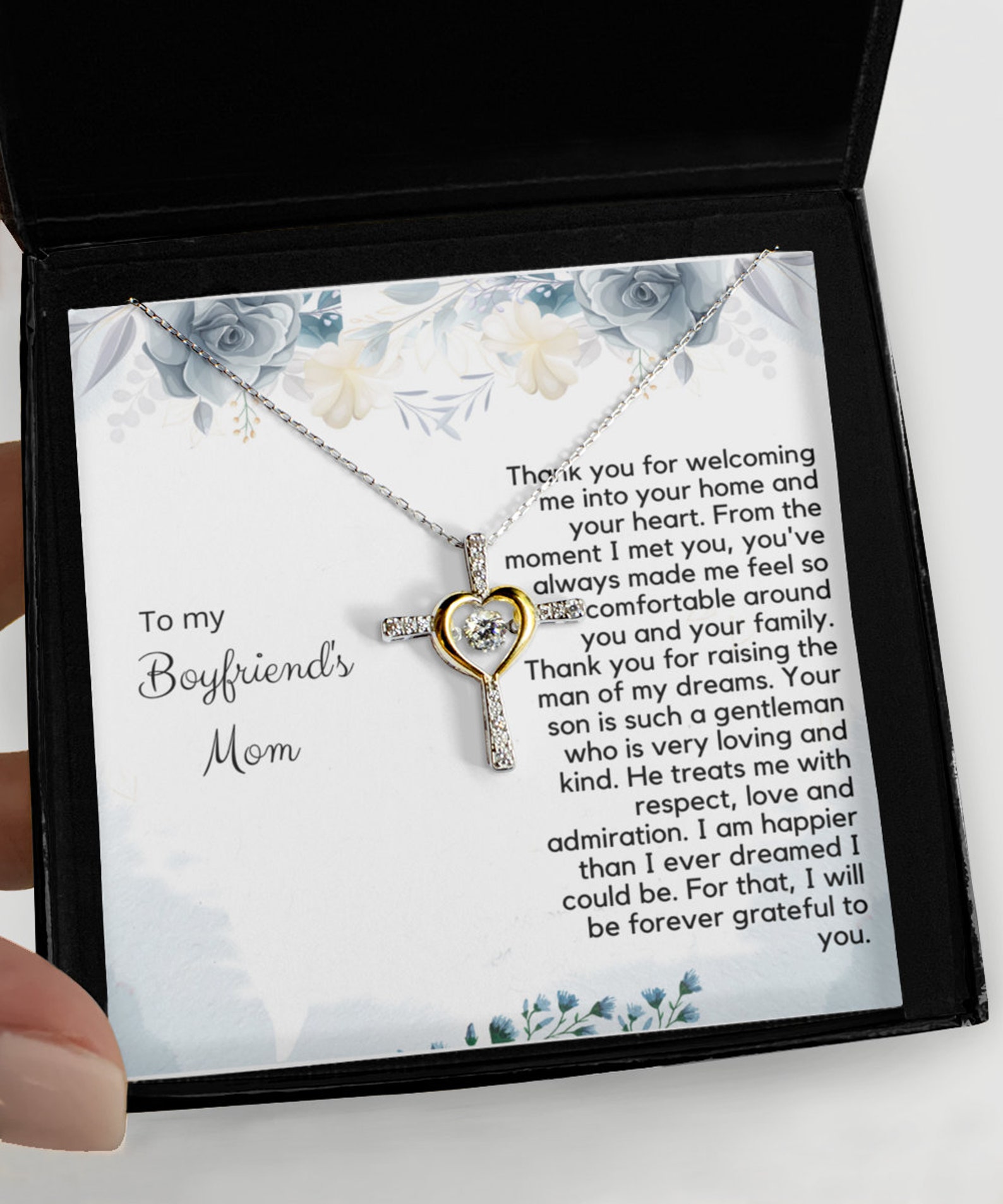 Boyfriend Mom Gift Boyfriends Mother Christmas Gift to My Etsy