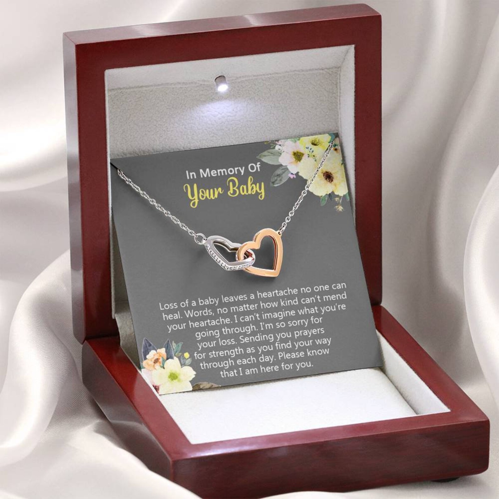 Miscarriage Gift Keepsake Miscarriage Necklace Loss Of A Etsy