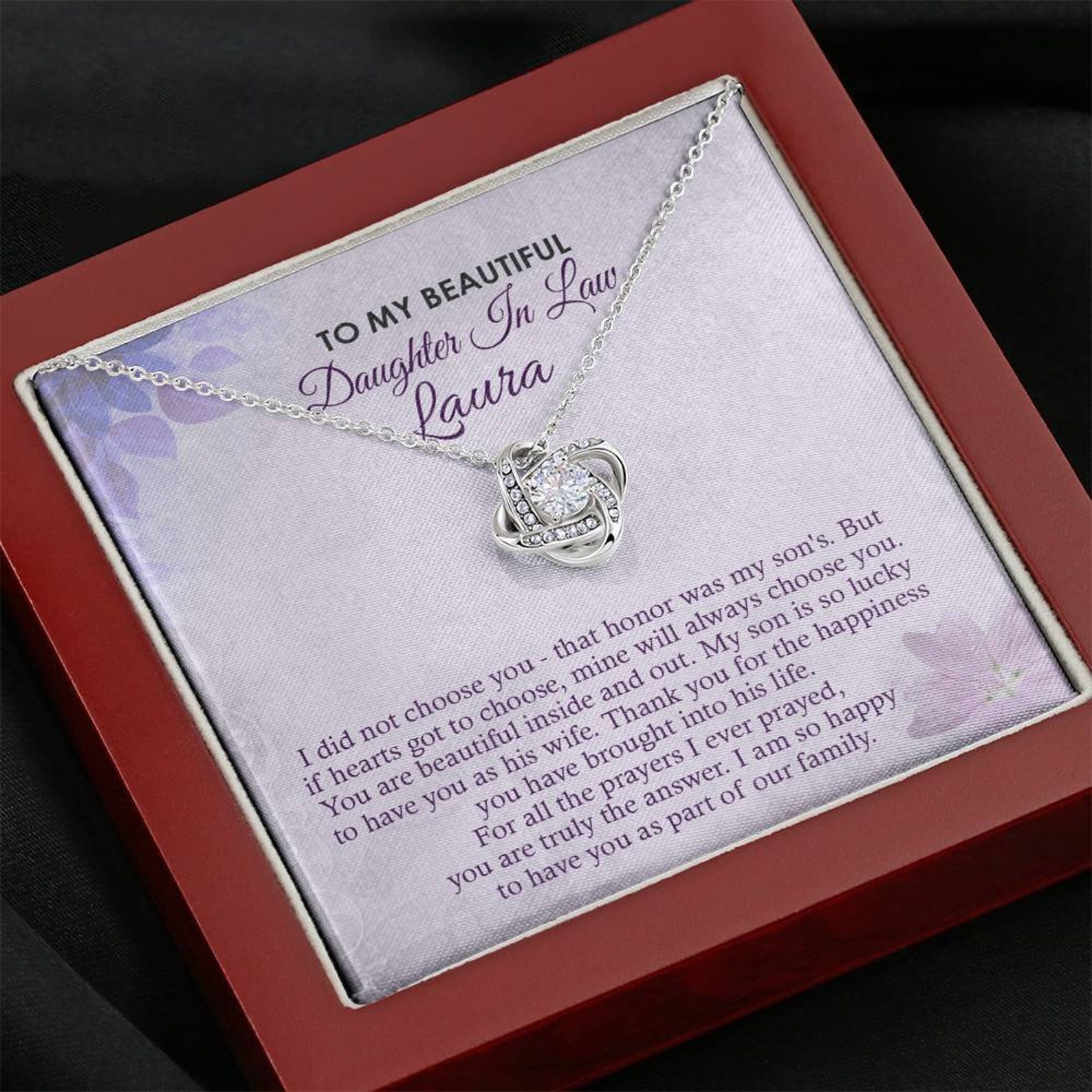 Daughter In Law Gift On Wedding Day Gift To My Daughter In Etsy