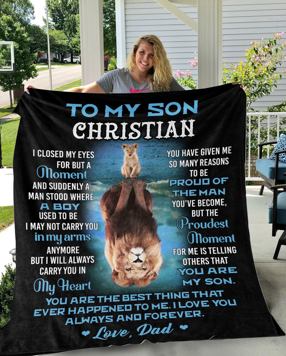 Son Gifts Blanket To My Son Son Gifts From Mom/Dad Funny Gifts For Son  Blanket Best Birthday Gift Ideas For Son Gifts For Grown Son Son Gift From  Mother Or Father Blankets,32x48''(#355,32x48'')O 