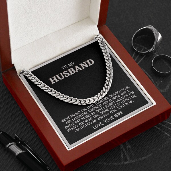 Son-in-law Always Remember Cuban Link Chain Bracelet Gift main image 0