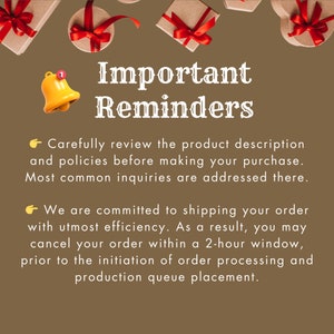 a poster with a message about important reminders