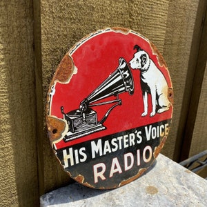 Vintage RCA Victor Collectible Tin "His Master's Voice" Nipper And Phonograph Tin For Sale In - Foto 2