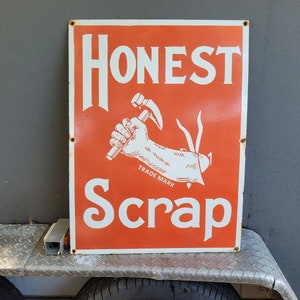 honest scrap tobacco sign Honest Scrap