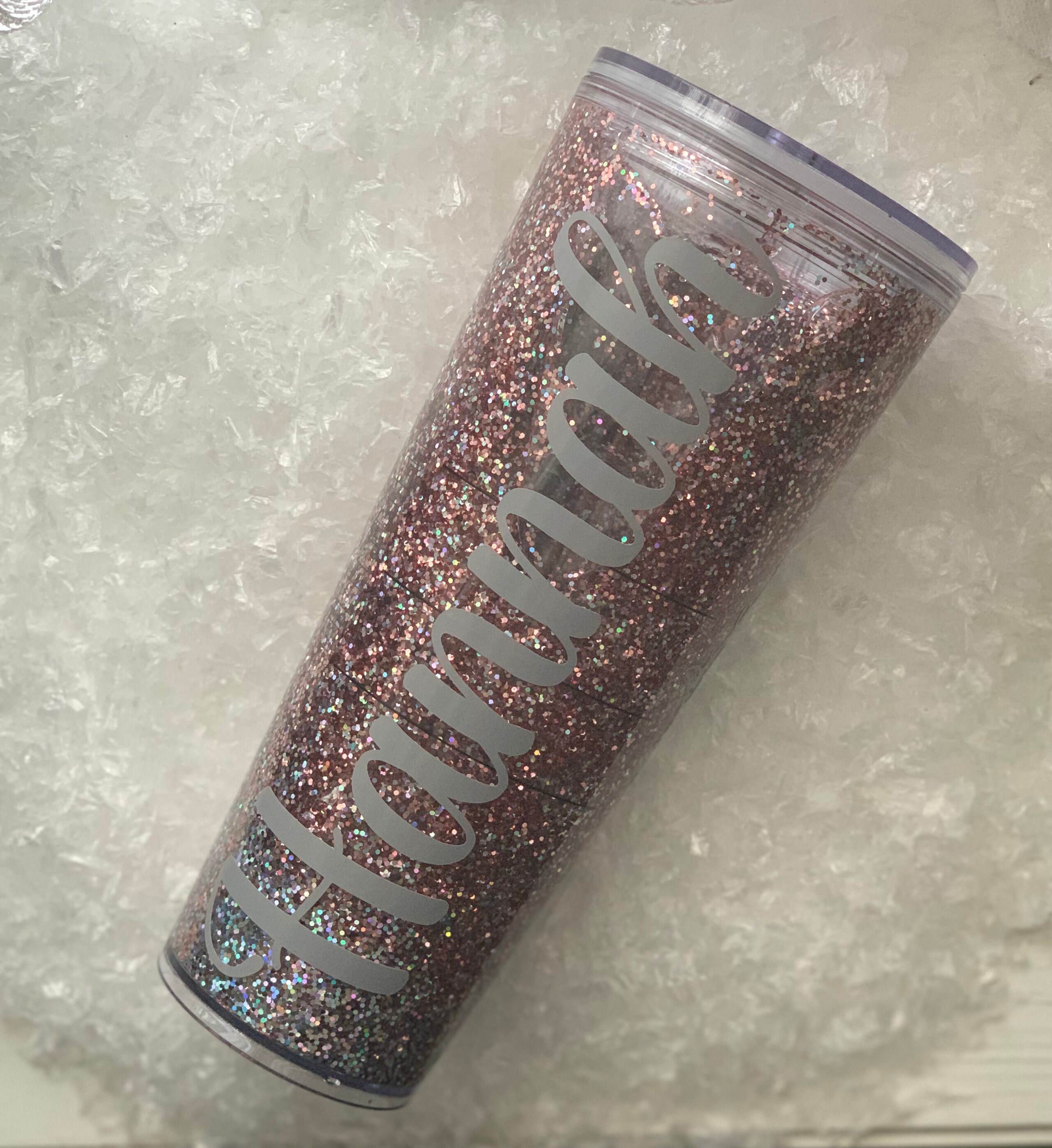 Custom Snow globe Tumbler Etsy