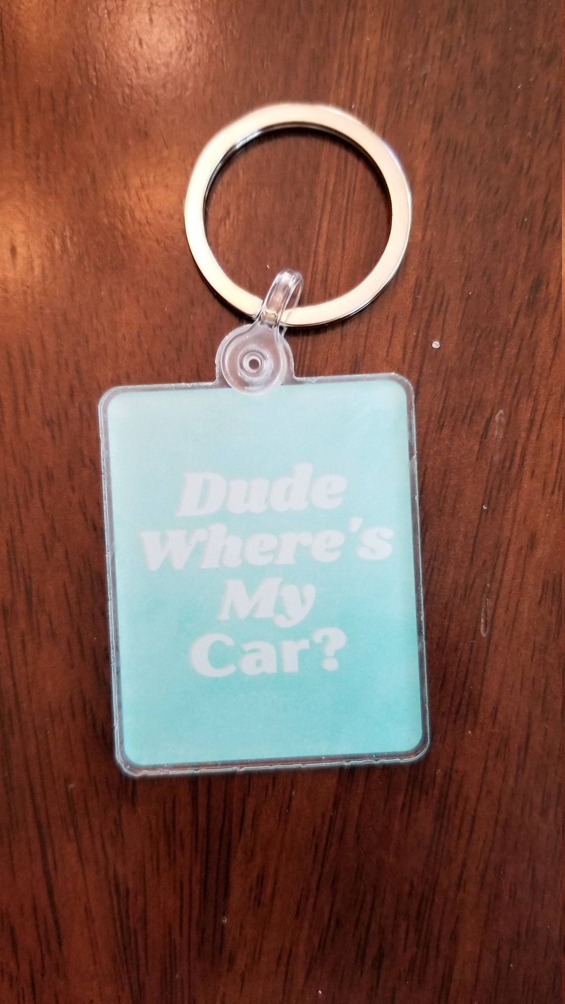Dude Wheres My Car Keychainkey Tagretro Keychain Etsy