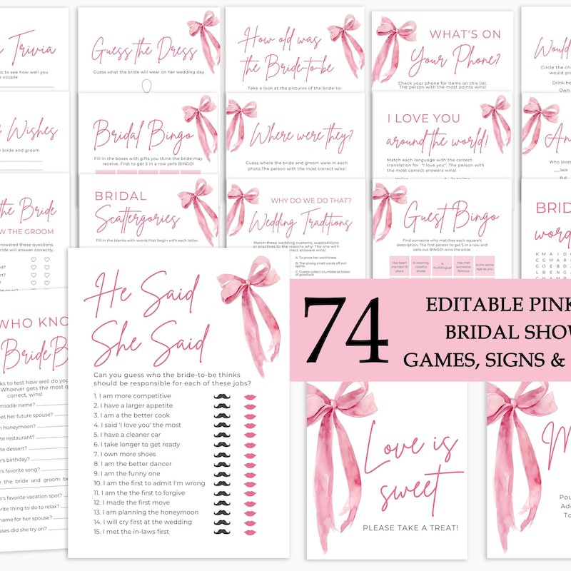 Bridal Bow Games - Etsy