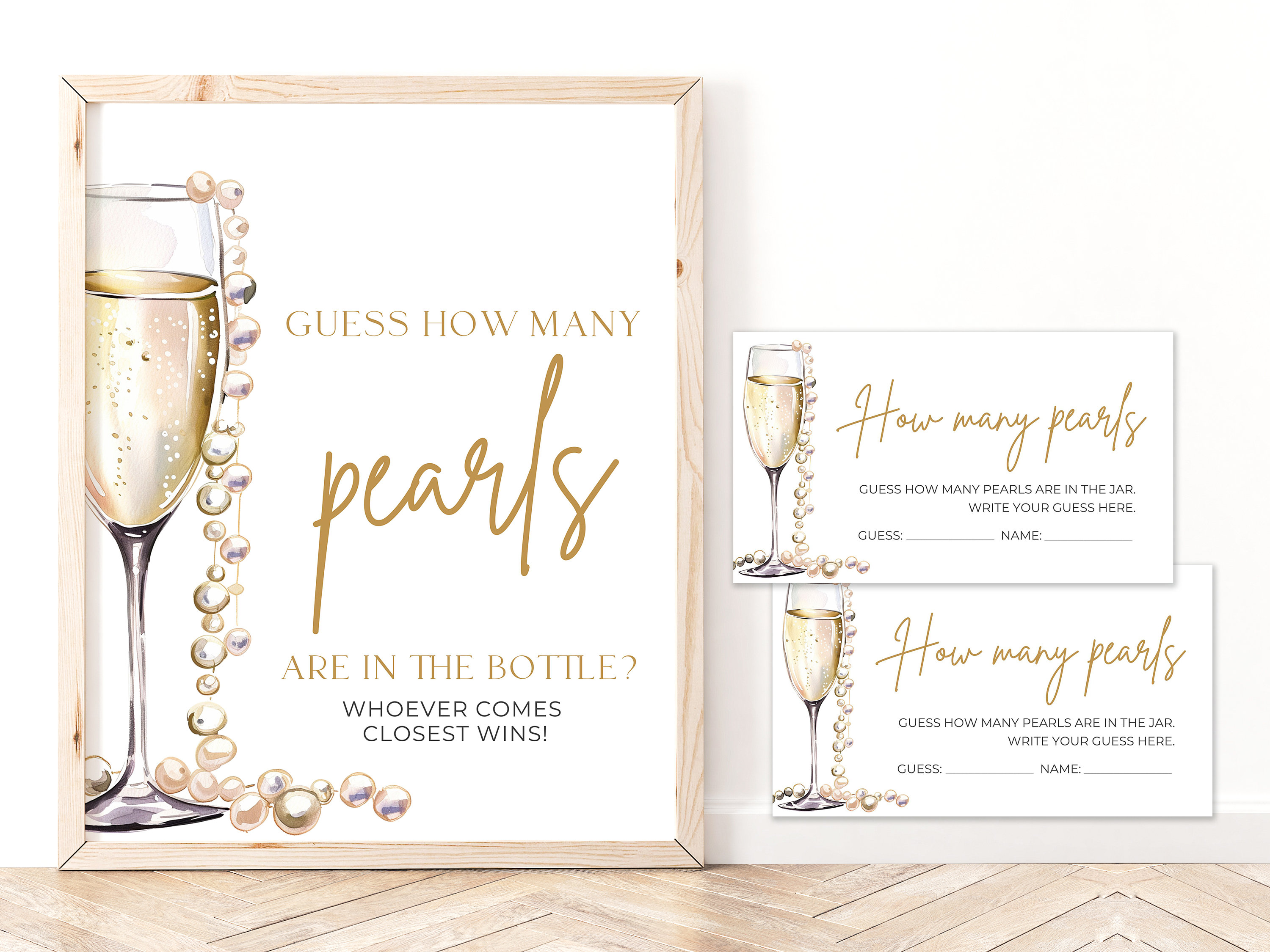 pearls and prosecco bridal shower dress PEARLS & PROSECCO Bridal Shower Invitation – MILKY PAPERIE