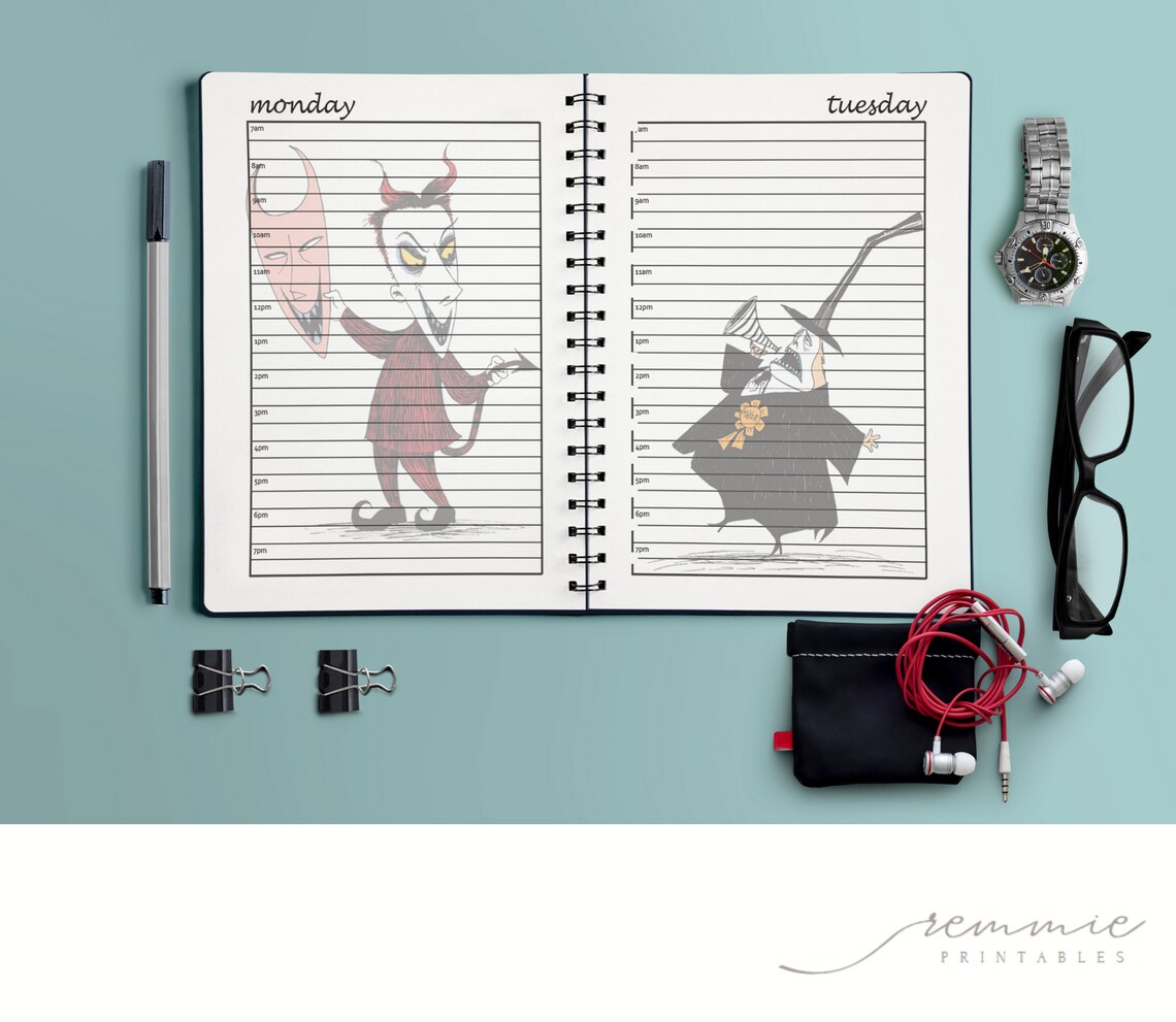 Nightmare Before Christmas Planner Nightmare Before Christmas Etsy