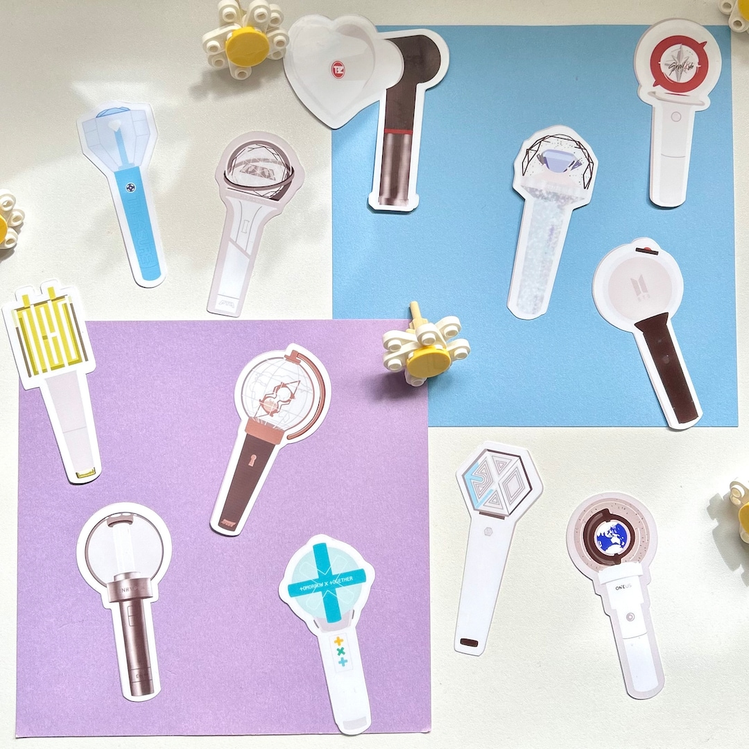 K-POP Boy Group Lightstick Stickers - Etsy