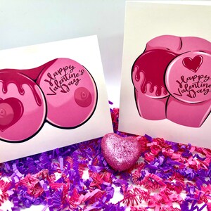 Naughty Boobs & Ass Happy Valentine's Day Greeting Card Pack
