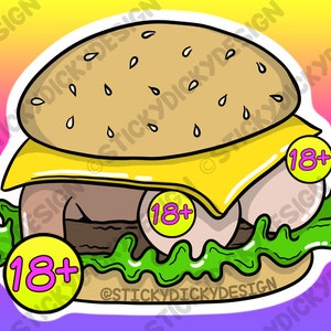 Junk Burger Sticker