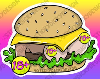Junk Burger Sticker
