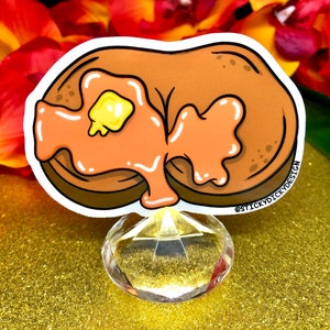 French Toast Syrup Butt Sticker