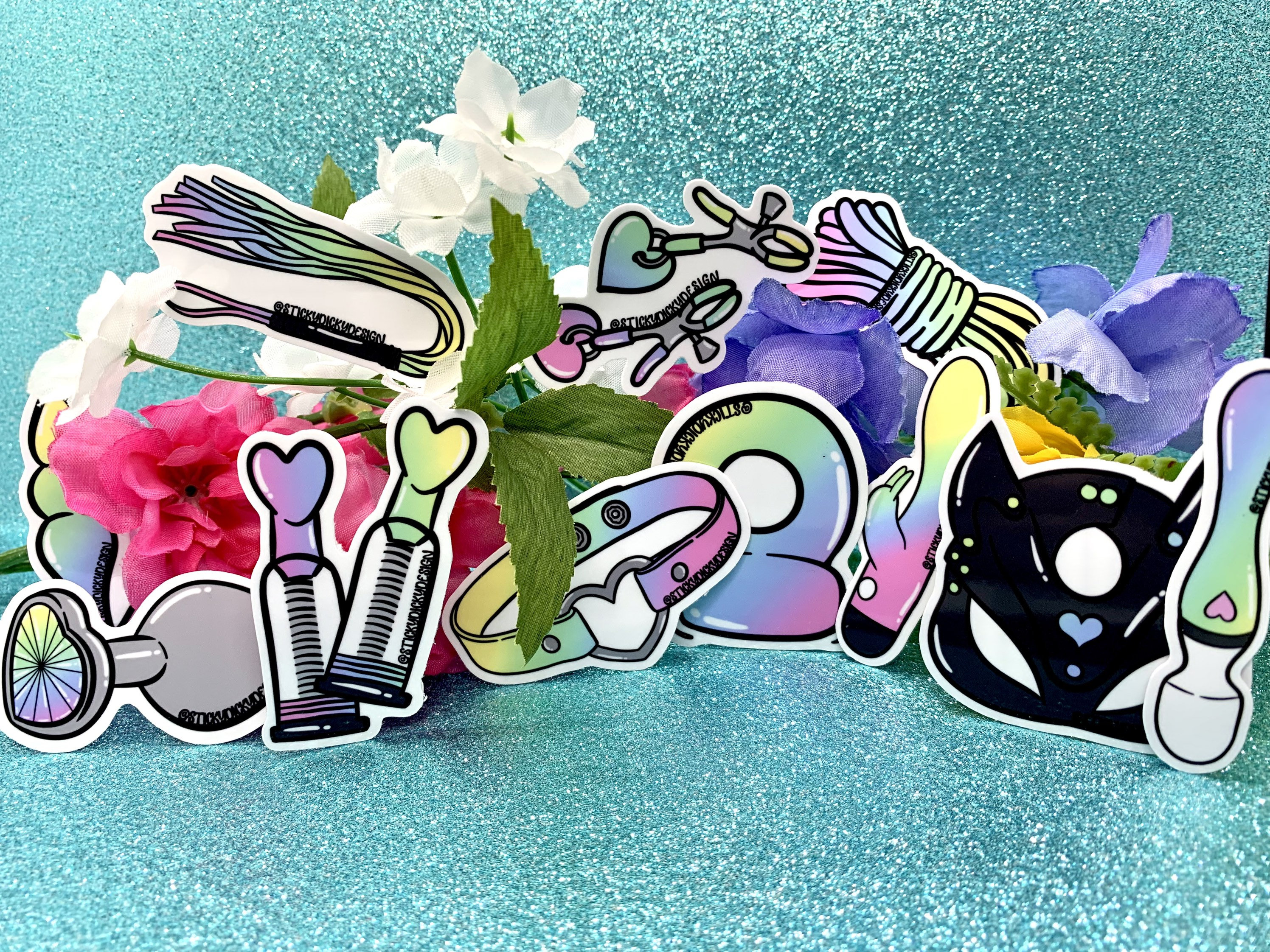 Foreplay Fun Pastel Stickers
