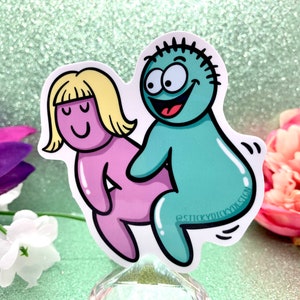 The Humpletons Humping Couple Sticker