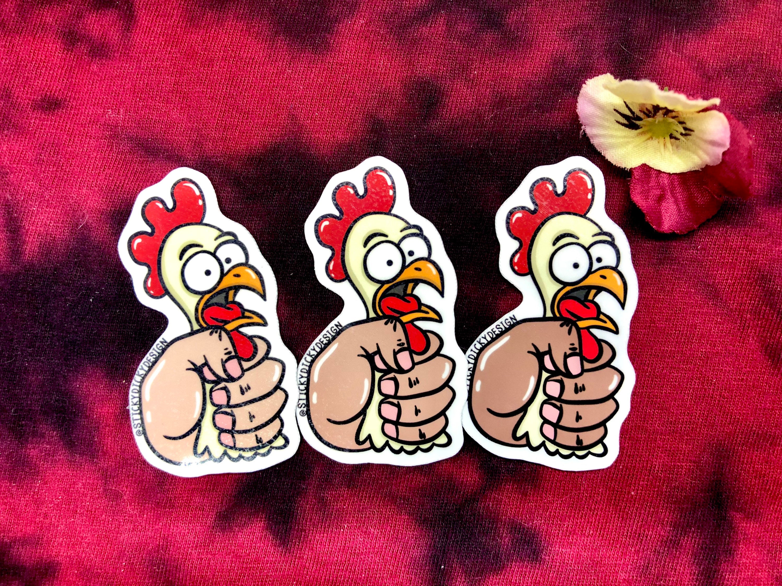 Choke the Chicken Sticker - Etsy