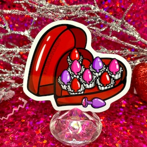 Box O&#39; Buttplugs Valentine Sticker