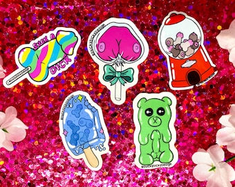 Naughty Candy Sticker Pack