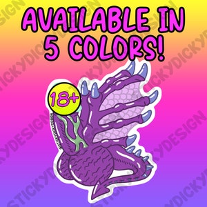 Colorful Dragon Dong Sticker