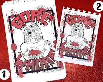 Gore Girls Gore Whore Spiral Notepads