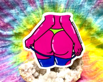 Neon Ass Sticker