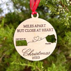 Deployment Christmas Ornament | Military Wife | Military Family | Christmas | Army | Navy | Marines|  2023