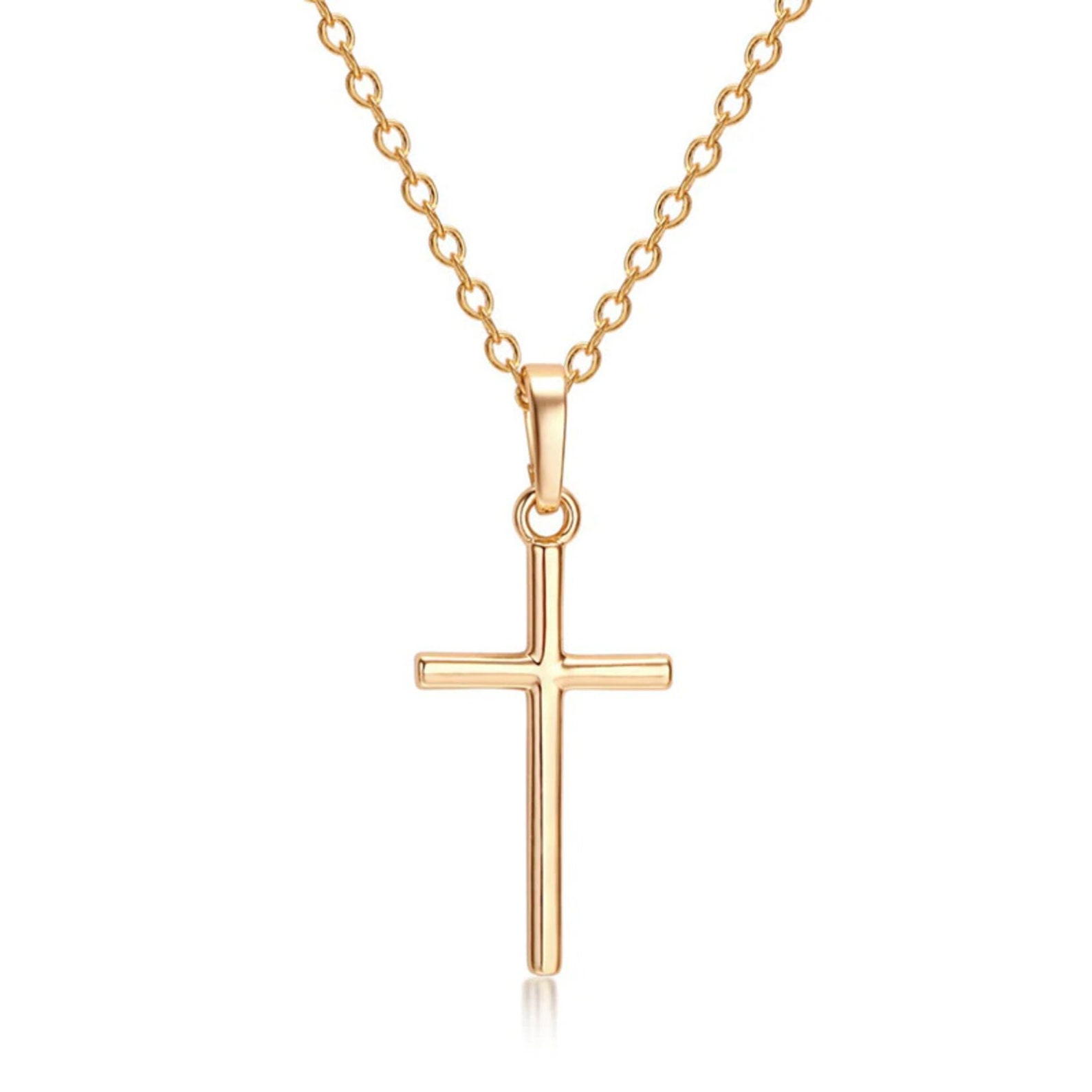 Collier avec Pendentif Petite Croix Chrétienne Bijou | Etsy