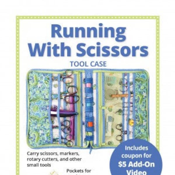 ByAnnie Running with Scissors Pattern, with free tutorial Video Coupon!