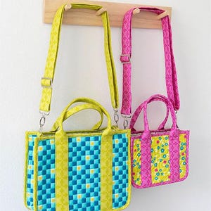 Zuri Corssbody Tote Sewing Pattern by Knot and Thread